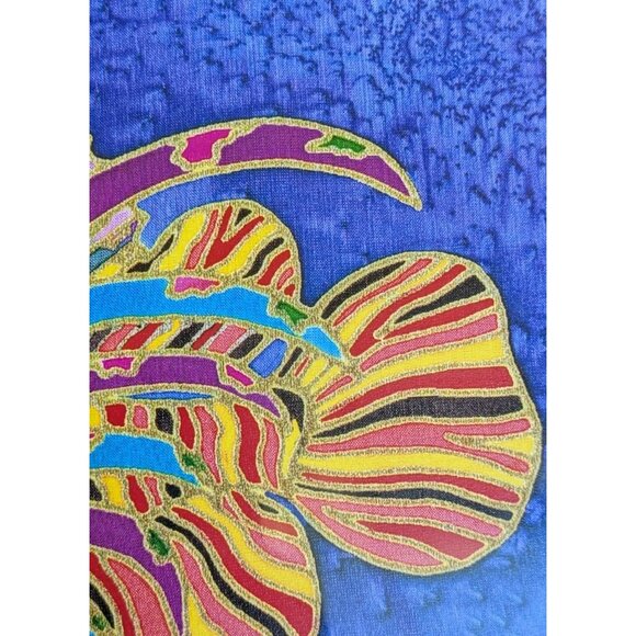 Signed Tropical Fish Art Print Jane Murray Lewis Framed Firedragon Rainbow 11x14 - Picture 16 of 16